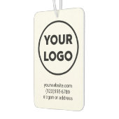 Aangepaste zakelijke Logo en contactinformatie Pro Luchtverfrisser (Links)