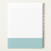 Aangepaste zakelijke Logo en eigen merkkleur Planner (Achterkant)