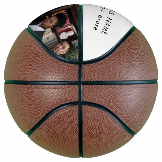 Aangepaste zakelijke Logo en foto's op maat Basketbal (Rechts)