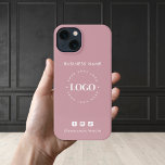 Aangepaste zakelijke Logo en minimalistische iP vo iPhone 13 Hoesje<br><div class="desc">Bevorder uw bedrijf met deze elegante iPhone-draagtas,  met aangepaste logo en tekst. Voeg eenvoudig uw logo toe door op de optie "personaliseren" te klikken.</div>