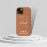 Aangepaste zakelijke Logo en minimalistische socia iPhone 13 Hoesje<br><div class="desc">Bevorder uw bedrijf met deze elegante iPhone-draagtas,  met aangepaste logo en tekst. Voeg eenvoudig uw logo toe door op de optie "personaliseren" te klikken.</div>