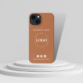 Aangepaste zakelijke Logo en minimalistische socia iPhone Hoesje