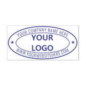 Aangepaste zakelijke Logo en Ovaal stempel tekst (Design)
