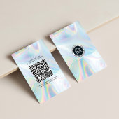 Aangepaste zakelijke Logo en QR-code DIY Holograph Visitekaartje