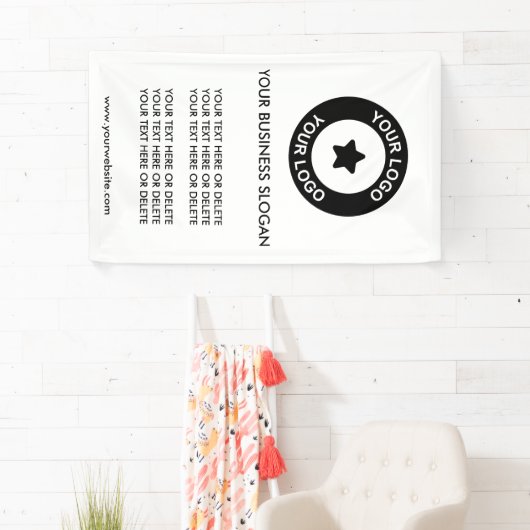 Aangepaste zakelijke Logo en speciale acties voor  Spandoek (Insitu)