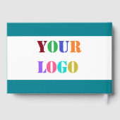 Aangepaste zakelijke Logo en tekst gastenboek (Achterkant)