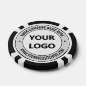 Aangepaste Zakelijke Logo en Tekst Poker Chips Sja (Enkel)
