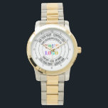 Aangepaste zakelijke Logo en tekst promotiebewakin Horloge<br><div class="desc">Aangepaste kleuren en lettertypen - Gepersonaliseerde horloges met uw bedrijfsnaam Adres Website of Aangepaste tekst Promotionele zaken of Modern persoonlijk horloge cadeau - Jouw naam toevoegen - Bedrijf / Adres / Logo - Foto of QR-code / Website of e-mail - Telefoon of Social Logo Handle / meer - Formaat wijzigen...</div>