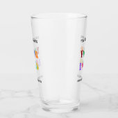 Aangepaste zakelijke Logo en tekst promotieglas Glas (Rechts)