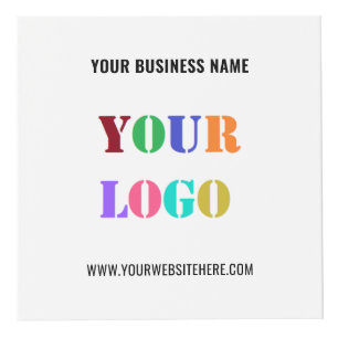 Aangepaste zakelijke Logo en tekst promotiekubus Kubus