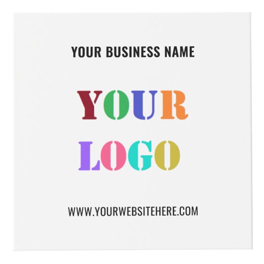 Aangepaste zakelijke Logo en tekst promotiekubus Kubus (Achterkant)