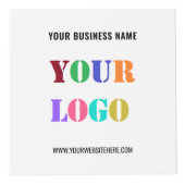 Aangepaste zakelijke Logo en tekst promotiekubus Kubus (Voorkant)