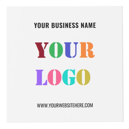 Aangepaste zakelijke Logo en tekst promotiekubus Kubus (Voorkant)