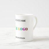 Aangepaste zakelijke Logo en tekst uw bedrijf Mok (Voorkant rechts)