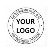 Aangepaste zakelijke Logo en tekst uw rubberen ste Rubberstempel (Afrduk)