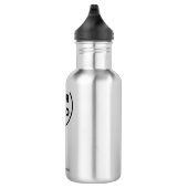 Aangepaste zakelijke Logo en tekst Waterfles (Rechts)