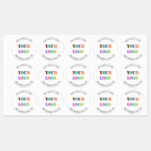 Aangepaste zakelijke Logo- en tekstbedrijfslabels Labels (Vel)