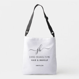 Aangepaste zakelijke logo- en tekstpromo crossbody tas