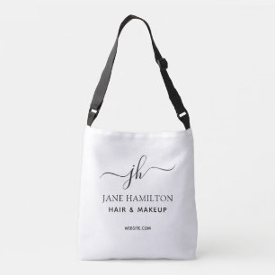 Aangepaste zakelijke Logo en tekstpromotie Crossbody Tas