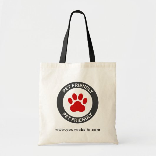 Aangepaste zakelijke Logo en tekstpromotie Tote Bag (Voorkant)