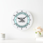 Aangepaste zakelijke Logo en tekstpromotieklok Grote Klok (Huis)