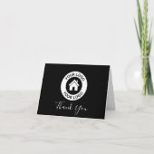 Aangepaste zakelijke Logo en verzonden bericht ing Bedankkaart (Voorkant)