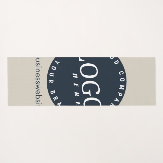 Aangepaste zakelijke Logo- en webadresklanten Yogamat (Achterkant (horizontaal))