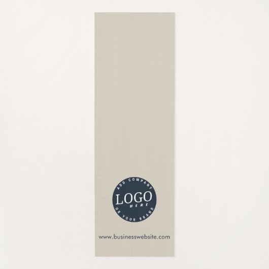 Aangepaste zakelijke Logo- en webadresklanten Yogamat (Voorkant)