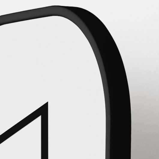 Aangepaste zakelijke Logo en website met 2 knoppen Pickleball Paddle (Links Detail)