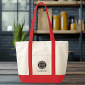 Aangepaste zakelijke Logo en websitemedewerker Tote Bag