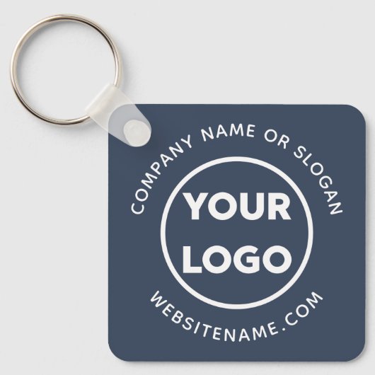 Aangepaste zakelijke Logo en zakelijke software vo Sleutelhanger (Voorkant)