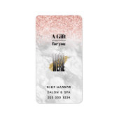 Aangepaste zakelijke Logo Etiket (Voorkant)