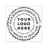 Aangepaste zakelijke Logo Eyecatching Ronde grenze Zelfinktende Stempel (Design)