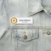 Aangepaste zakelijke Logo Functie medewerker Naamplaatje (In situ)