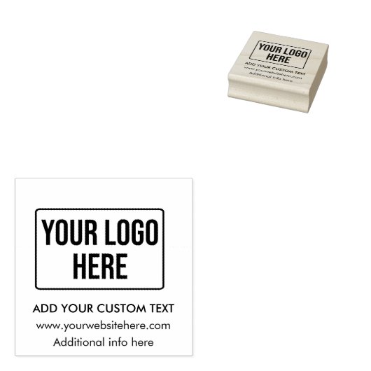 Aangepaste zakelijke Logo gepersonaliseerde promot Rubberstempel (Gestempeld)