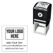 Aangepaste zakelijke Logo gepersonaliseerde promot Zelfinktende Stempel (In situ)