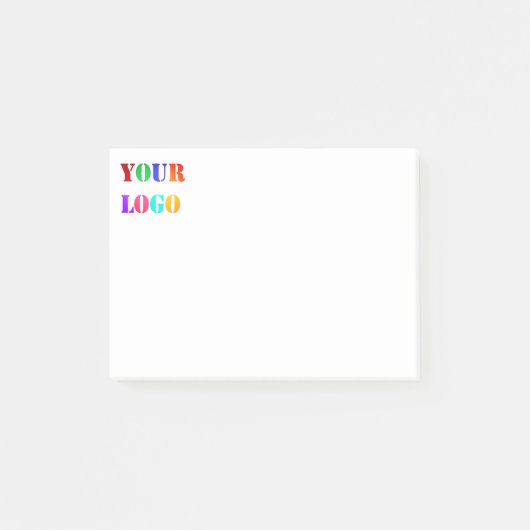 Aangepaste zakelijke Logo Gepersonaliseerde Sticky Post-it® Notes (Voorkant)
