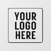 Aangepaste zakelijke Logo Gepersonaliseerde winkel Raamsticker (Vel)