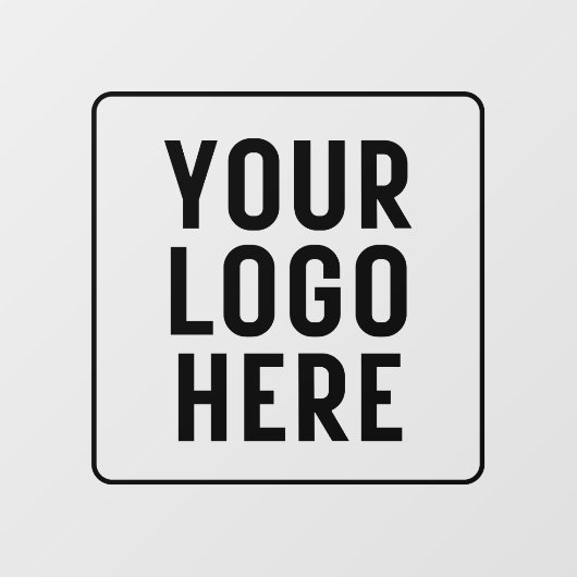 Aangepaste zakelijke Logo Gepersonaliseerde winkel Raamsticker (Vel)