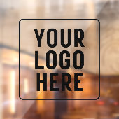 Aangepaste zakelijke Logo Gepersonaliseerde winkel Raamsticker (Vel 2)