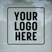 Aangepaste zakelijke Logo Gepersonaliseerde winkel Raamsticker