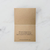 Aangepaste zakelijke Logo Gevolgde tekst Hartelijk Bedankkaart (Binnen)