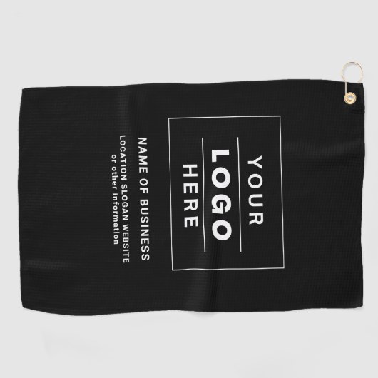 Aangepaste zakelijke Logo Golfhanddoek (Horizontaal)