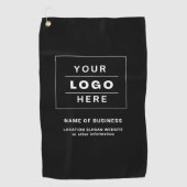 Aangepaste zakelijke Logo Golfhanddoek (Voorkant)