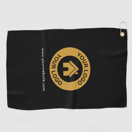 Aangepaste zakelijke Logo Golfhanddoek (Horizontaal)