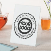 Aangepaste zakelijke Logo groot Reclamebord Met Voetstuk (Insitu)