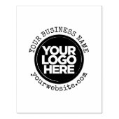 Aangepaste zakelijke Logo groot Rubberstempel (Afrduk)