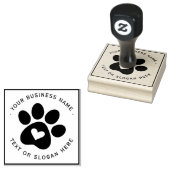 Aangepaste zakelijke Logo groot Rubberstempel (Gestempeld)