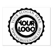 Aangepaste zakelijke Logo groot Rubberstempel (Afrduk)