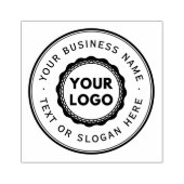 Aangepaste zakelijke Logo groot Rubberstempel (Afrduk)